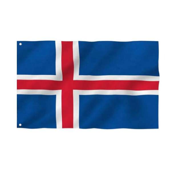 WARAGOD zászló - Izland - 150x90 cm