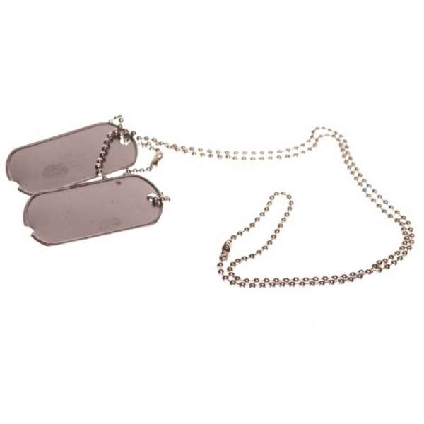 WARAGOD katonai dögcédula Dog Tags, rozsdamentes acél