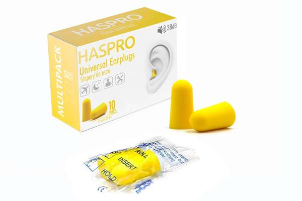 HASPRO MULTI10 füldugók, sárga