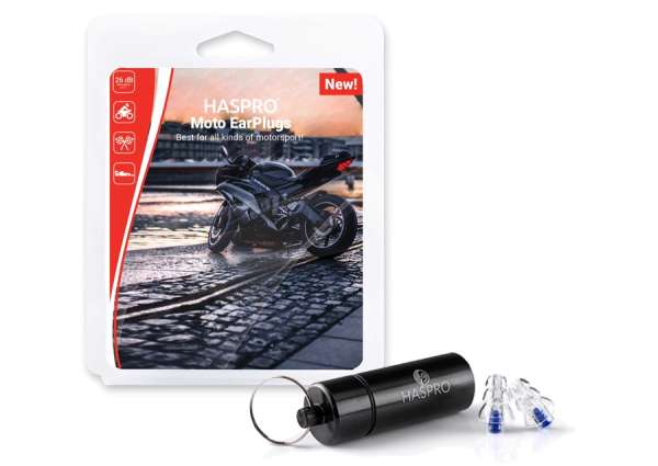 HASPRO füldugók motorkerékpárosok számára