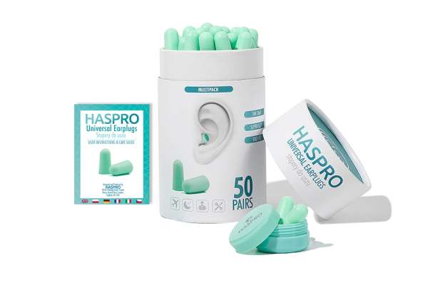 HASPRO TUBE50 füldugók, mentazöld
