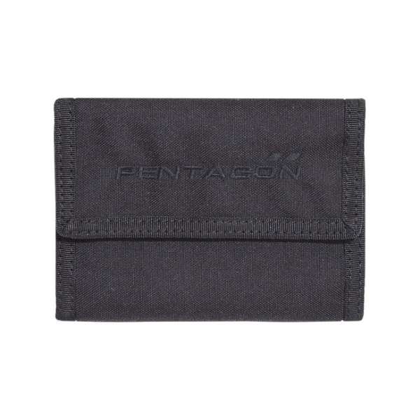 Pentagon stater 2.0 pénztárca tépőzáras fekete