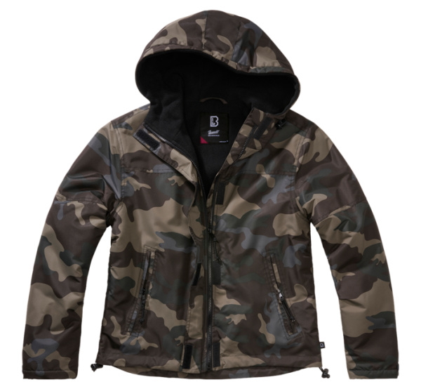 Brandit Windbreaker Frontzip női viharkabát, darkcamo