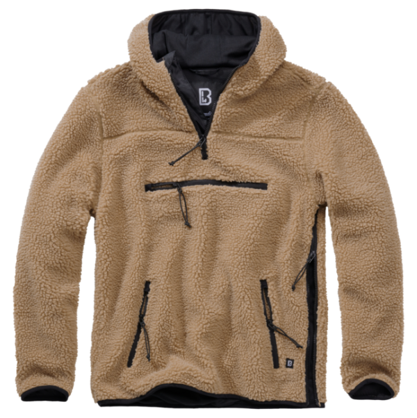 Brandit Teddyfleece Worker Pullover, khaki