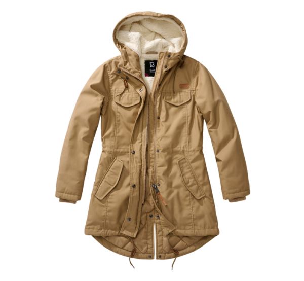 Brandit Marsh lake parka női téli kabát kapucnival, khaki