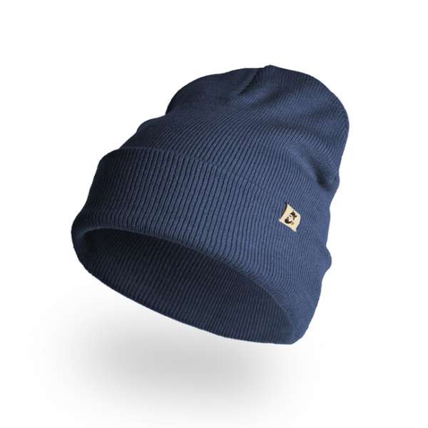 WARAGOD Thorborg kötött sapka, sötétkék
