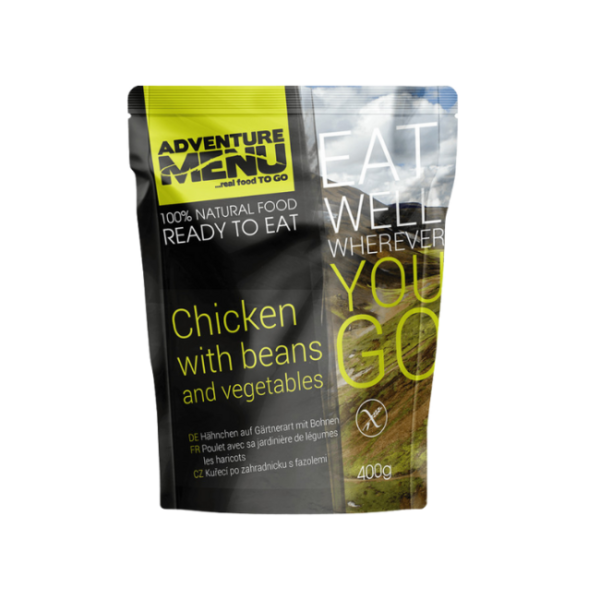 Adventure Menü Csirke kertész módra babbal 400g