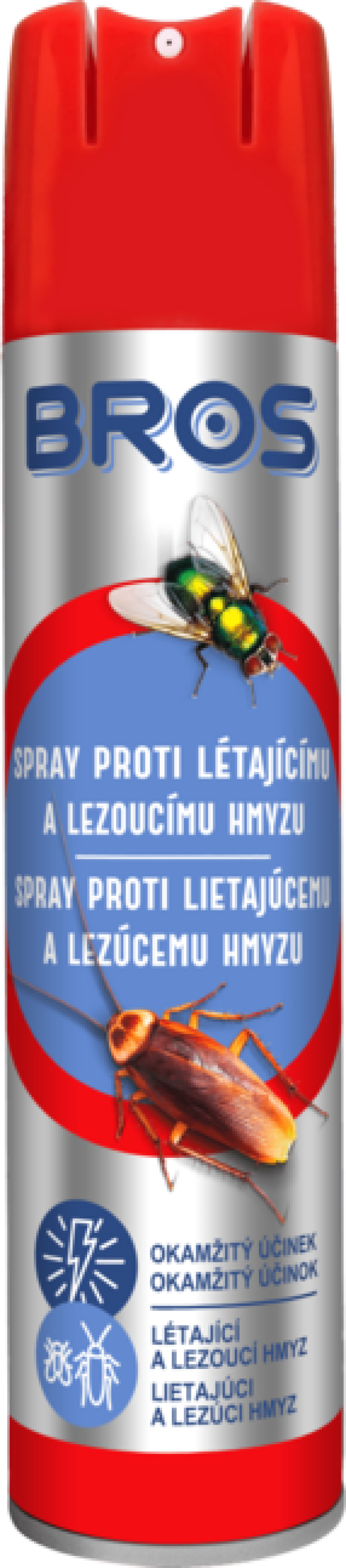 Bros spray repülő és csúszó-mászó rovarok ellen 400 ml