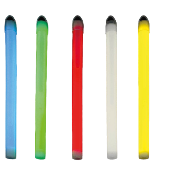 MFH Világító rúd, nagy, piros, 35 x 2,5 cm