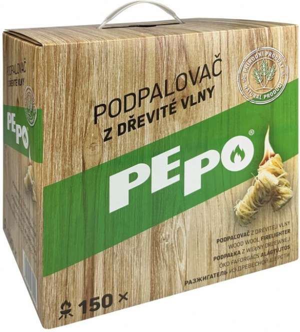PE-PO öngyújtó fagyapotból 150 db PEFC