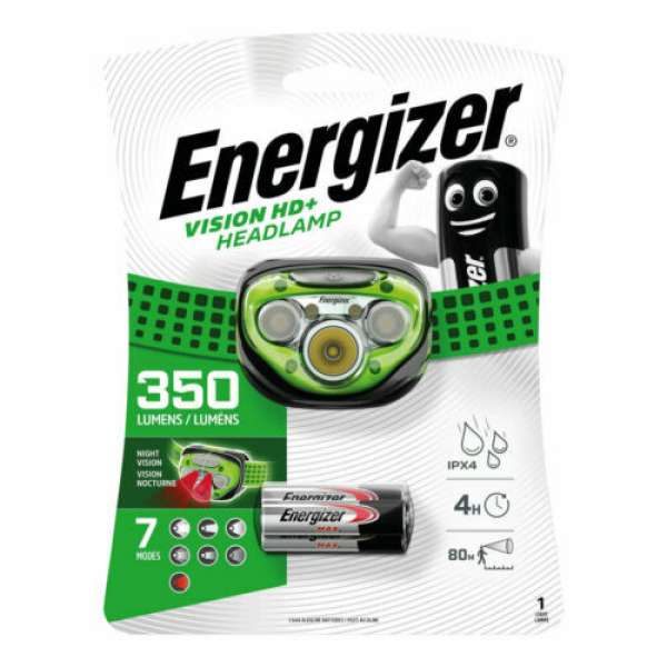 Energizer fejlámpa Vision HD+ 3 x AAA