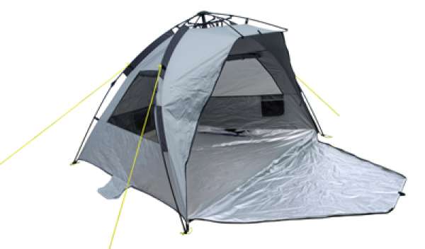 Origin Outdoors Tágas tengerparti menedékhely, 285 x 210 x 142 cm