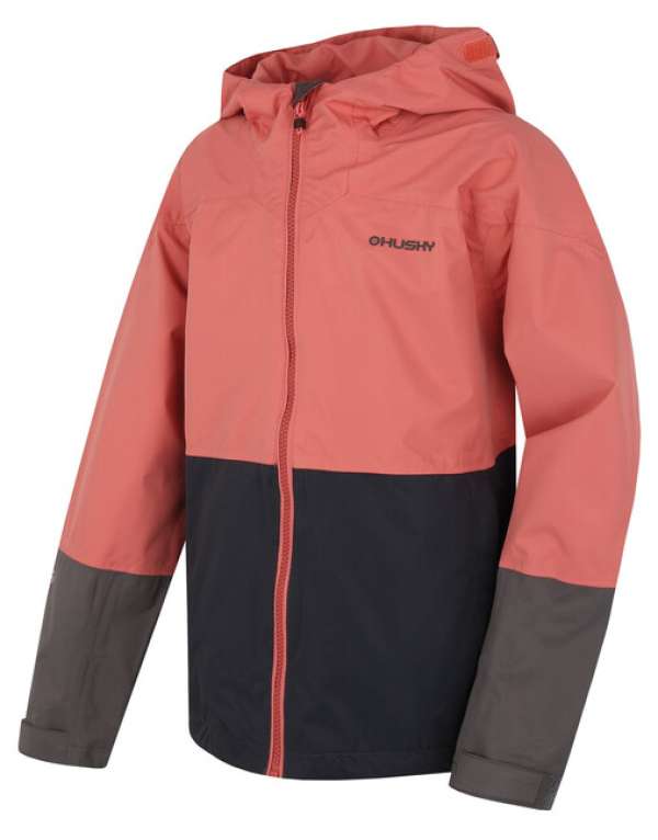 Husky Kids keményhéjú kabát Nicker K rózsaszín/sötétszürke