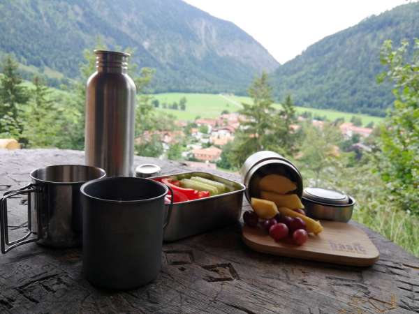 BasicNature Titanium csésze 375 ml