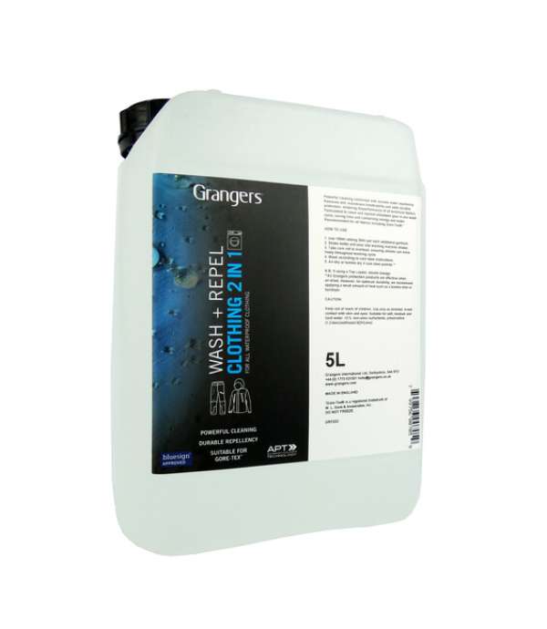 Grangers 2 in 1 Wash & Repel környezetbarát tisztító és impregnáló 5000 ml