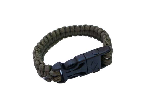 Origin Outdoors karkötő Paracord túlélő karkötő jelzősíp és tűzacéllal