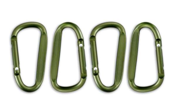 Origin Outdoors Olajzöld terepszínű karabinerek