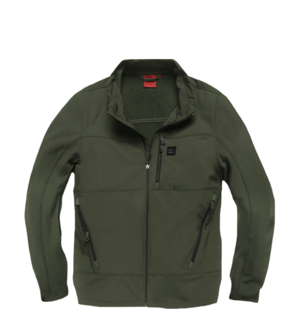 Vintage Industries Renzo softshell dzseki, sötét olívazöld