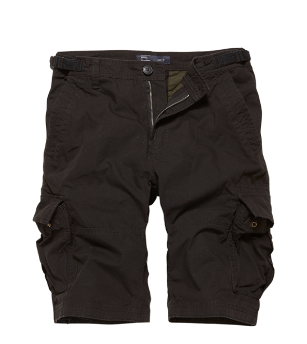 Vintage Industries Terrance rövid nadrág, fekete