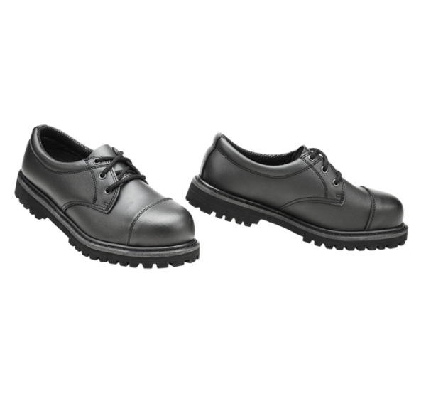 Brandit Phantom bőrcsizma 3 soros fűzéssel, fekete színben