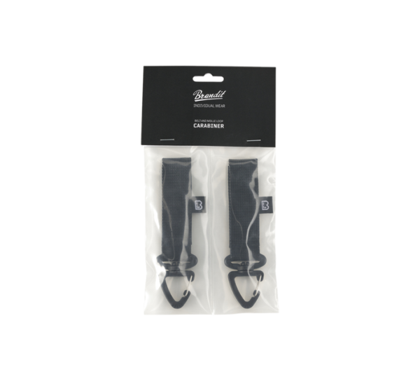 Brandit molle karabiner 2 csomag, fekete