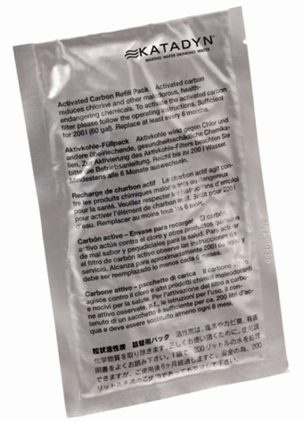 Katadyn széngranulátum a tiszta vízért