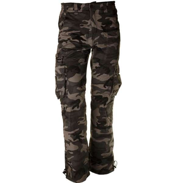 Férfinadrág szigetelt Loshan, minta Alan álcázó szürke