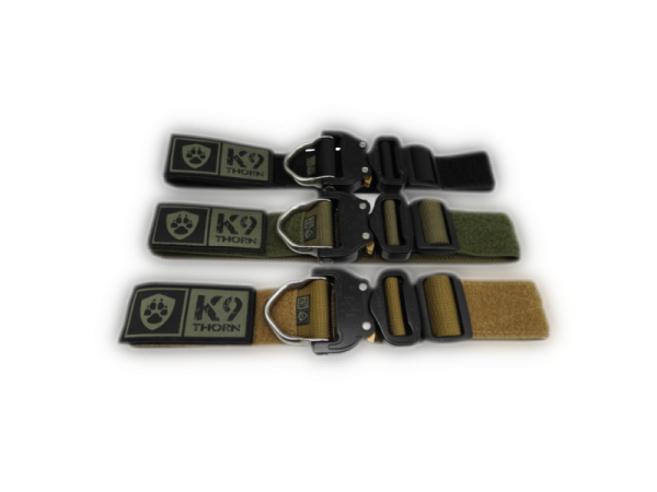 K9 Thorn nyakörv Delta cobra csattal, fekete