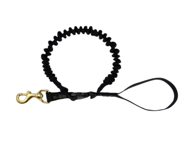 K9 Thorn póráz tompítóval és karabinerrel, fekete, M