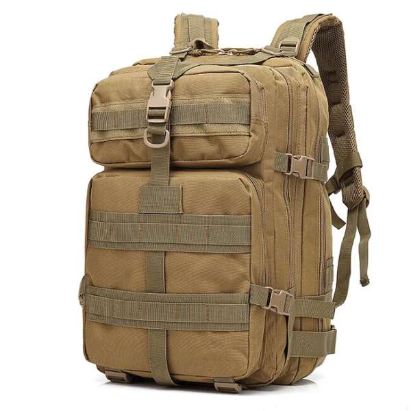 Dragowa Tactical vízálló taktikai hátizsák 45L, khaki színben