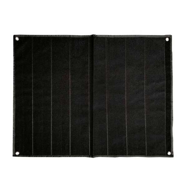 WARAGOD Kis tépőzáras takaró 4 szemmel Fekete