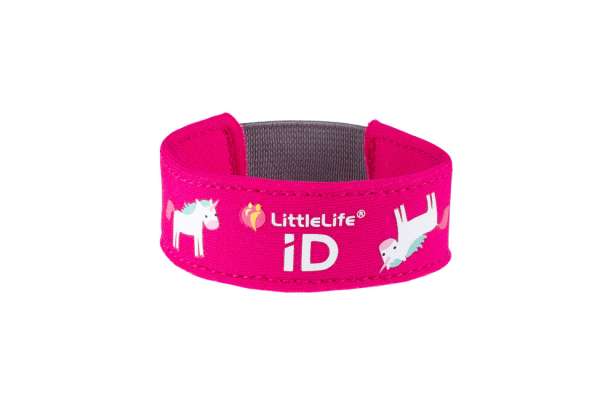 LittleLife iD Strap ID azonosító biztonsági baba karkötő Egyszarvú