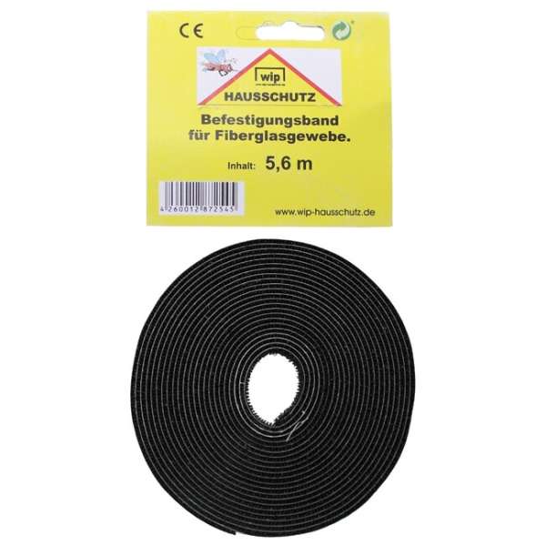 MFH Rögzítő heveder Wip, fekete, üvegszálas, hossza: 3,4 m