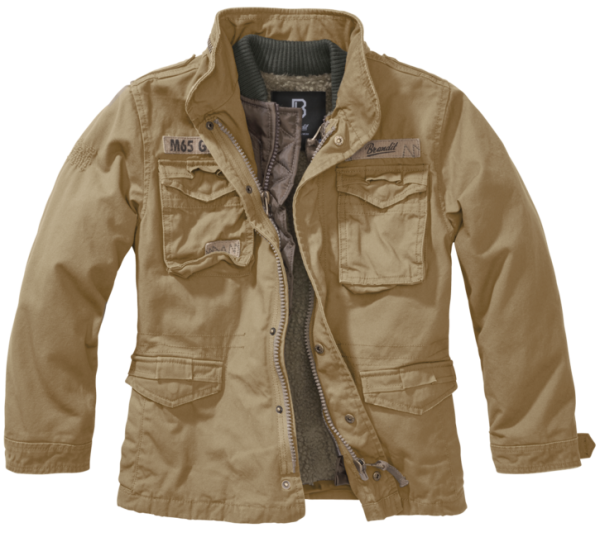 Brandit gyermek M65 Giant kabát, teve színű