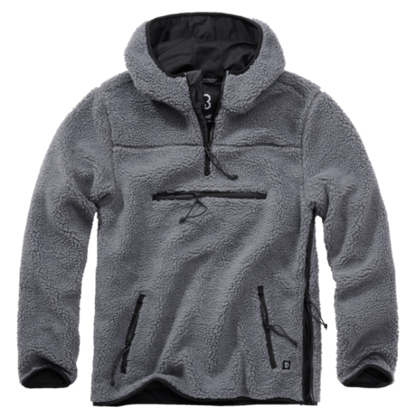 Brandit fleece pulóver Teddyfleece Worker, antracit