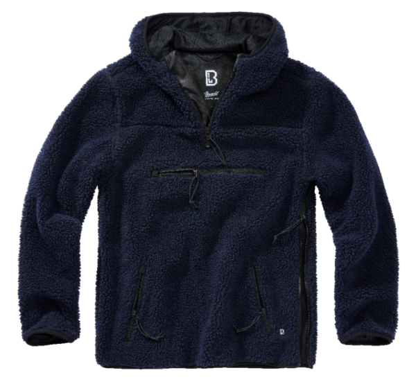 Brandit fleece pulóver Teddyfleece Worker, tengerészkék