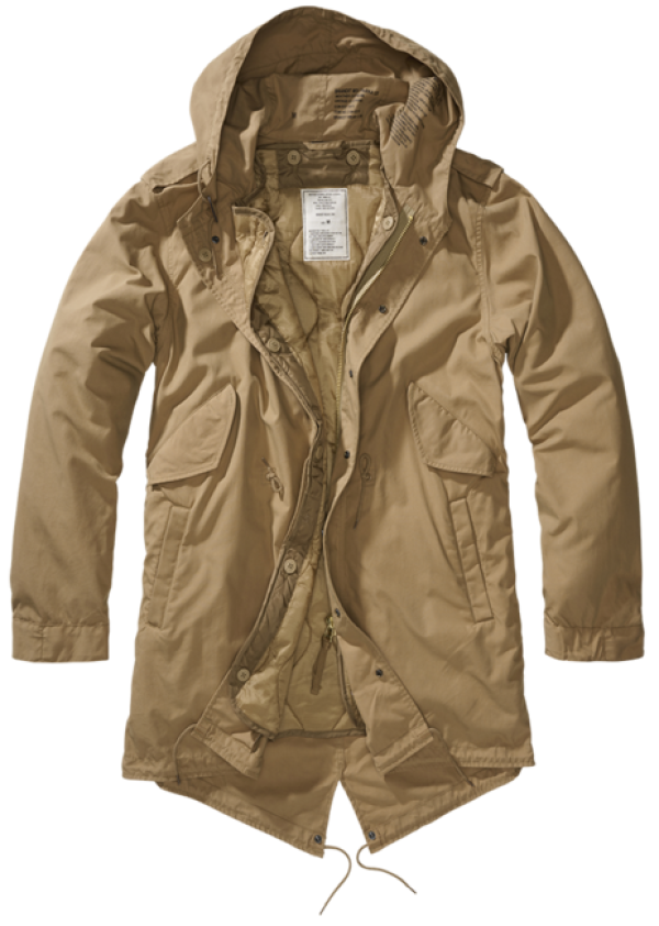 Brandit M51 US parka, teve színű