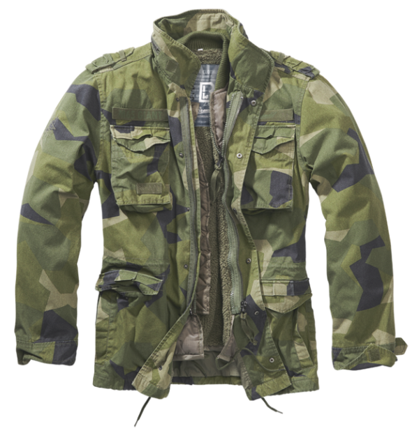 Brandit M65 Giant télikabát, svéd terepszínű M90