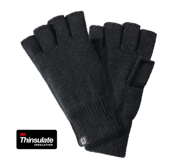 Brandit kötött ujjatlan kesztyű, fekete