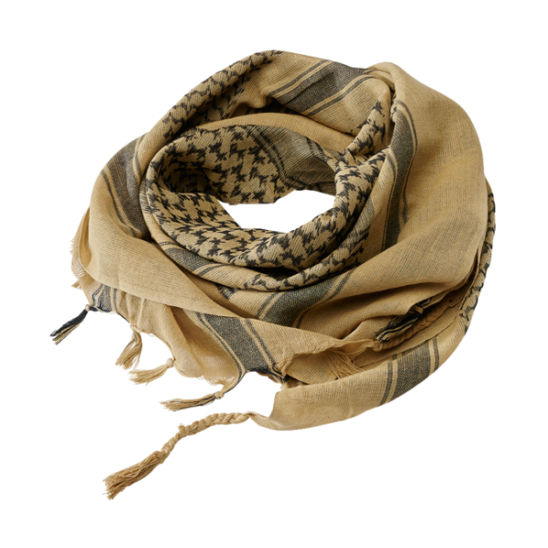 Brandit Shemag sál, khaki-fekete