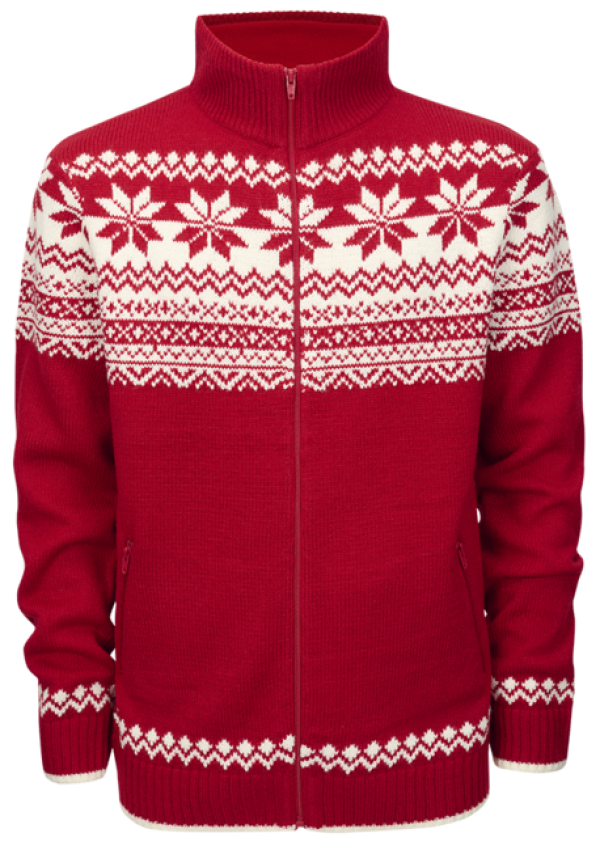 Brandit pulóver norvég cipzárral, piros színű