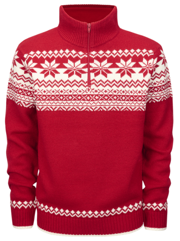 Brandit pulóver norvég Troyer, piros