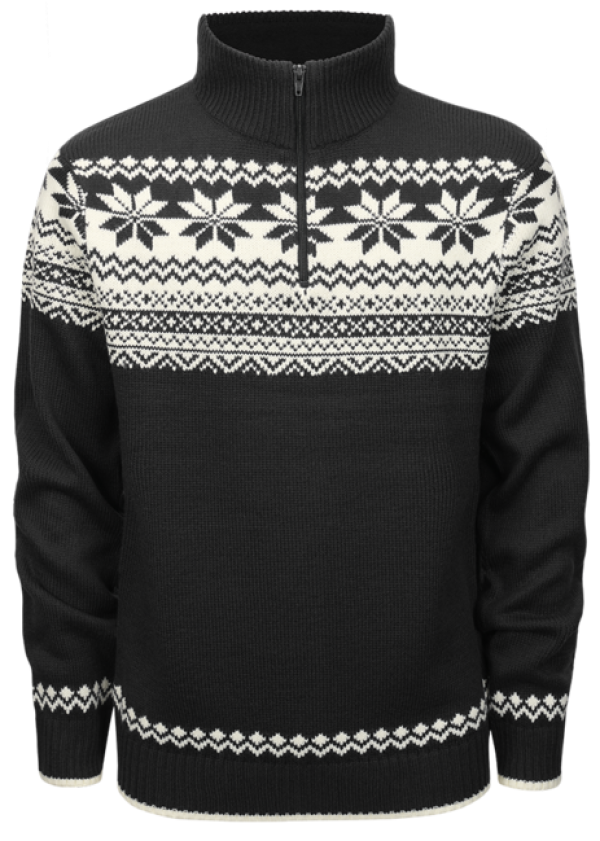 Brandit pulóver norvég Troyer, fekete