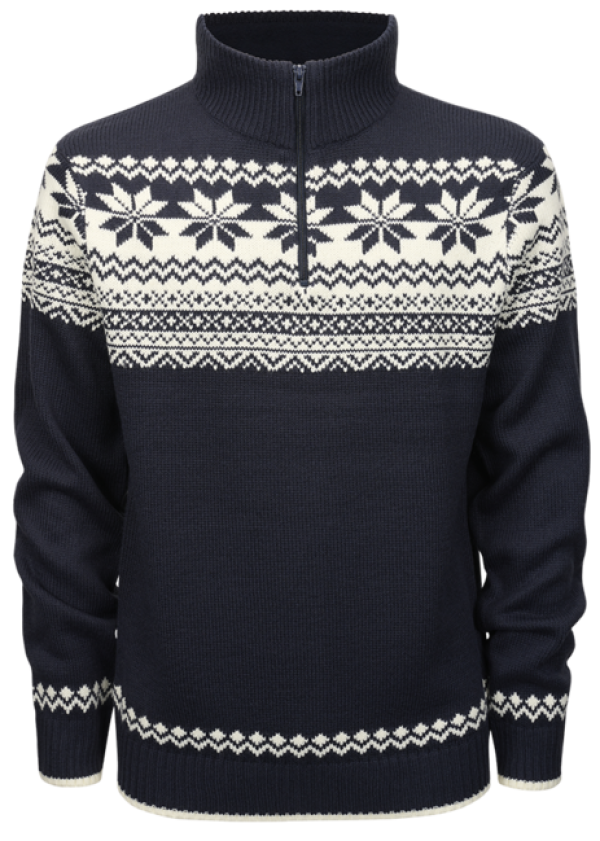 Brandit pulóver norvég Troyer, tengerészkék