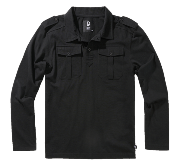 Brandit Willis hosszú ujjú pólóing, fekete