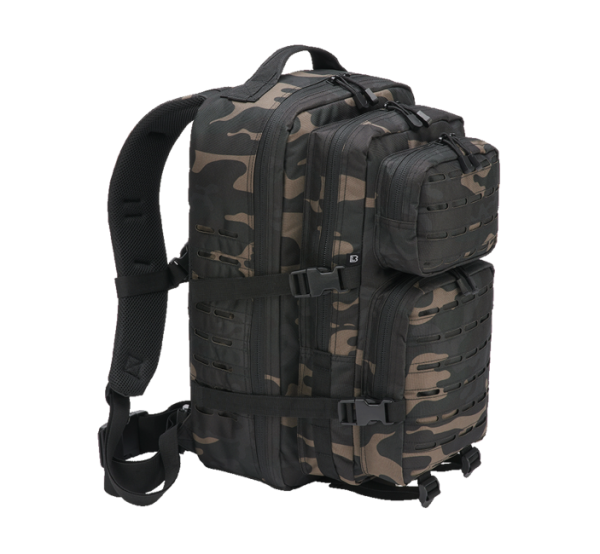 Brandit US Cooper Lasercut nagy hátizsák 40L, darkcamo, sötétkamó