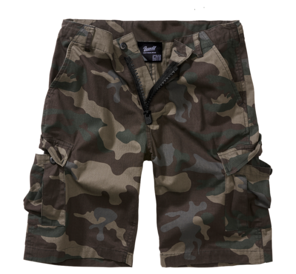 Brandit gyermek BDU Ripstop rövidnadrág, sötétkamó színű