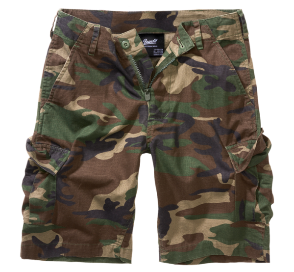 Brandit gyerek BDU Ripstop rövidnadrág, woodland