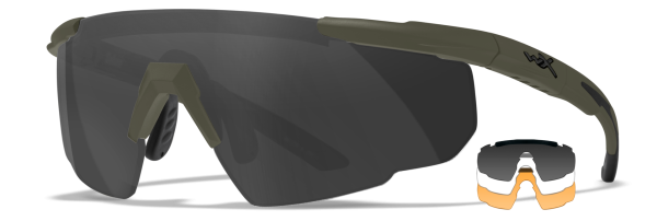 WILEY X SABRE ADVANCE védőszemüveg cserélhető lencsékkel, zöld