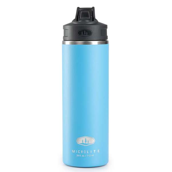 GSI Outdoors Thermo Bottle Microlite 710 szívószálas palack 710 ml, zafír